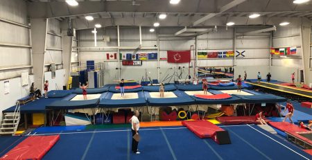 Interclub program for trampoline & tumbling in Burlington